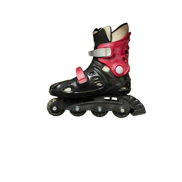Variflex Galaxy 2 Youth Inline Skates Size 5 Vintage Red Black - Picture 6 of 13